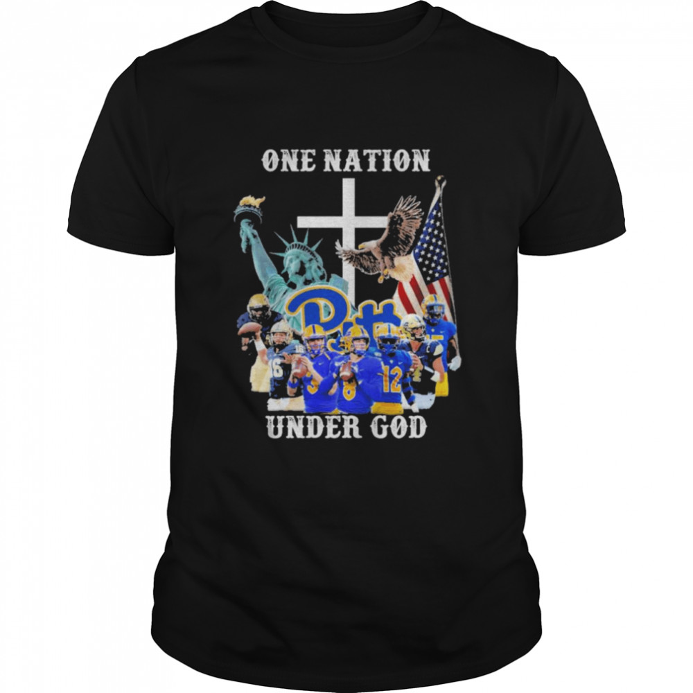 One Nation Under God Carolina Panthers American Flag Shirt