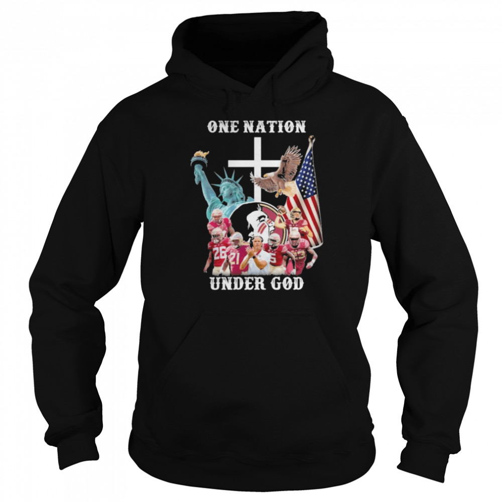 One Nation Under God Florida State Seminoles American Flag Shirt 4 » Cool Gifts for You - Mfamilygift One Nation Under God Florida State Seminoles American Flag Shirt 4
