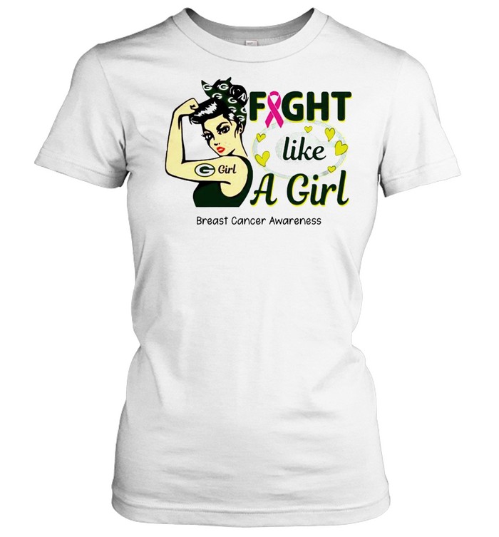 Packers Fight Like A Girl Breast Cancer Shirt 1 » Cool Gifts for You - Mfamilygift Packers Fight Like A Girl Breast Cancer Shirt 1