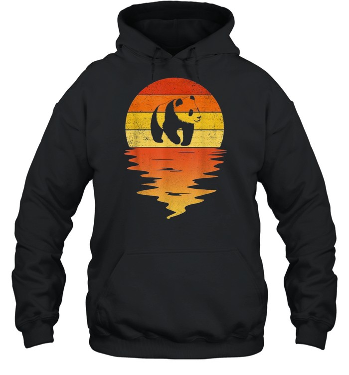 Panda Shirt Retro Sonnenuntergang 70Er Jahre Vintage Panda Shirt 4 » Cool Gifts for You - Mfamilygift Panda Shirt Retro Sonnenuntergang 70Er Jahre Vintage Panda Shirt 4