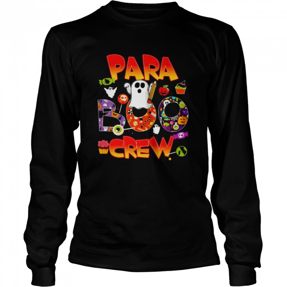 Paraprofessional Teacher Boo Crew Happy Halloween Shirt 2 » Cool Gifts for You - Mfamilygift Paraprofessional Teacher Boo Crew Happy Halloween Shirt 2