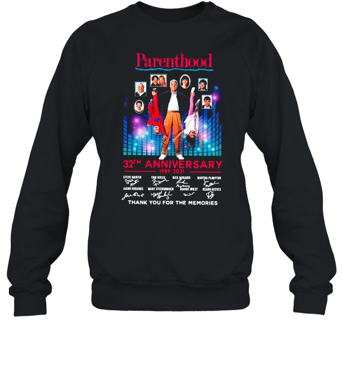 Parenthood 32Th Anniversary 1989-2021 Signature Thank You For The Memories T-Shirt 3 » Cool Gifts for You - Mfamilygift Parenthood 32Th Anniversary 1989-2021 Signature Thank You For The Memories T-Shirt 3