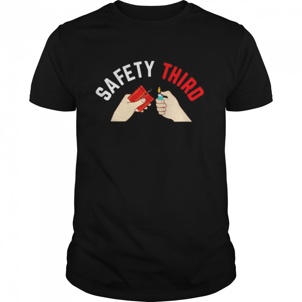 Patriotic Fireworks Safety Third Shirt