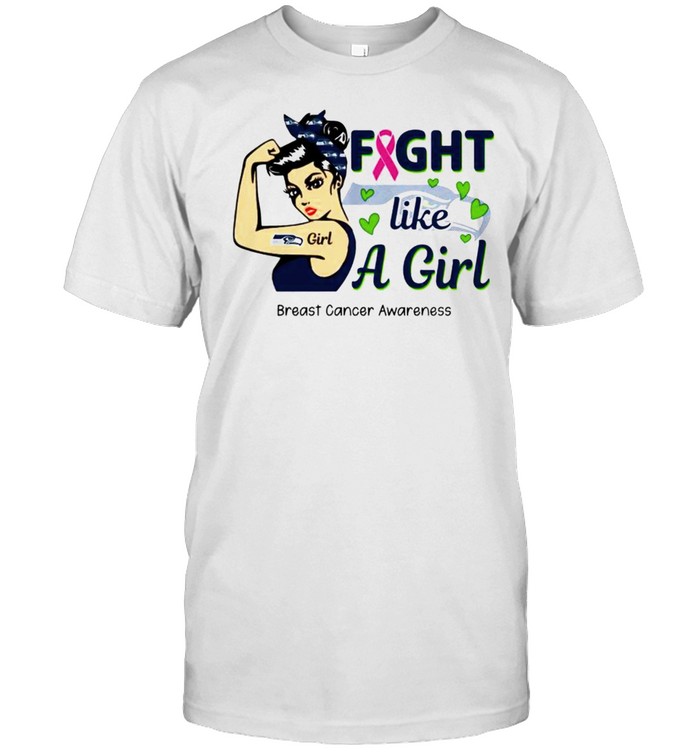 Patriots Fight Like A Girl Breast Cancer Shirt