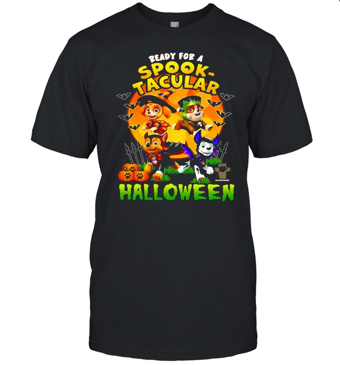 Paw Patrol Ready For Spooktacular Halloween T-Shirt Paw Patrol Ready For Spooktacular Halloween T-Shirt