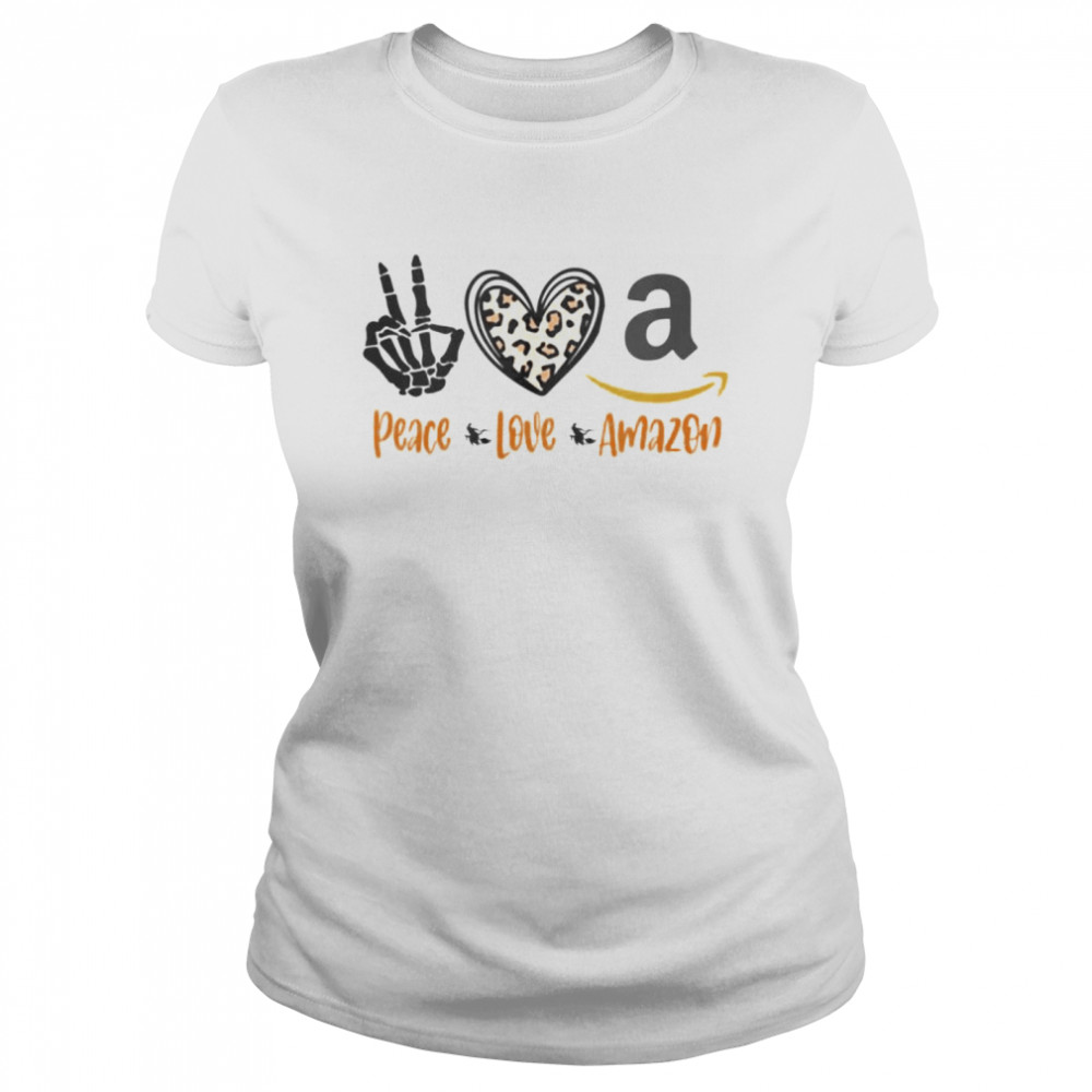 Peace Love Amazon Halloween Shirt 1 » Cool Gifts for You - Mfamilygift Peace Love Amazon Halloween Shirt 1