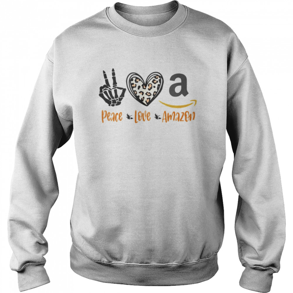 Peace Love Amazon Halloween Shirt 3 » Cool Gifts for You - Mfamilygift Peace Love Amazon Halloween Shirt 3