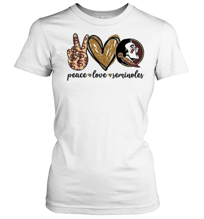Peace Love Seminoles Shirt 1 » Cool Gifts for You - Mfamilygift Peace Love Seminoles Shirt 1