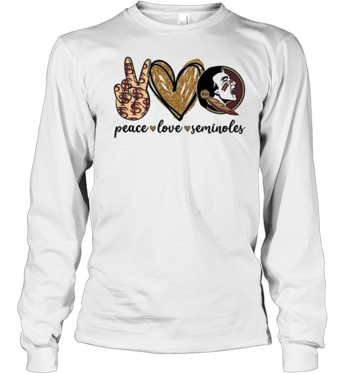 Peace Love Seminoles Shirt 2 » Cool Gifts for You - Mfamilygift Peace Love Seminoles Shirt 2