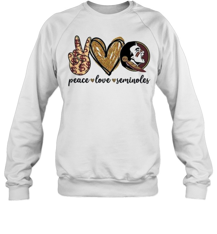 Peace Love Seminoles Shirt 3 » Cool Gifts for You - Mfamilygift Peace Love Seminoles Shirt 3
