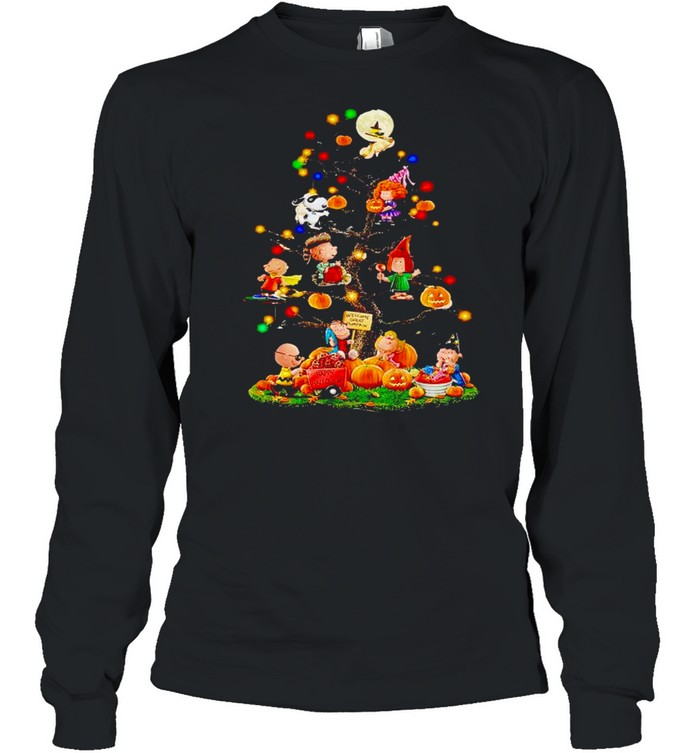 Peanuts Characters Halloween Tree Welcome Great Pumpkin Shirt 2 » Cool Gifts for You - Mfamilygift Peanuts Characters Halloween Tree Welcome Great Pumpkin Shirt 2