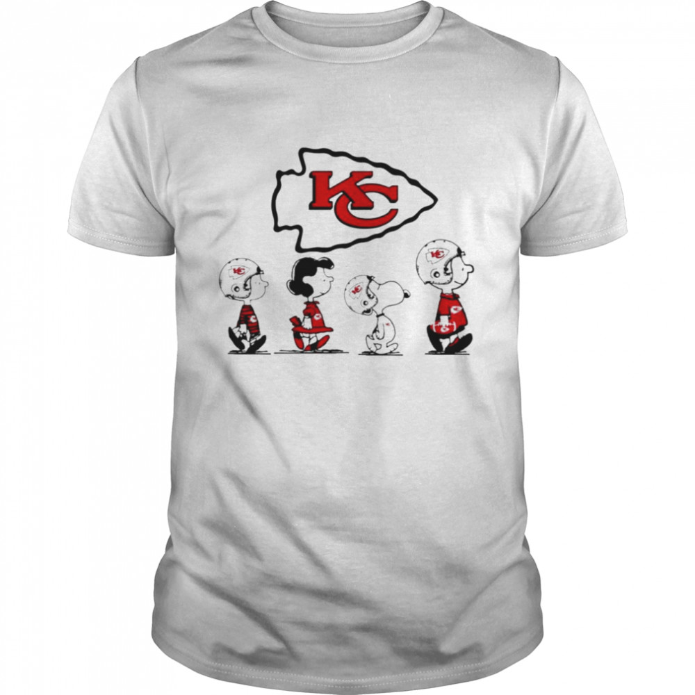Peanuts Characters Kansas City Chiefs Football Shirt
