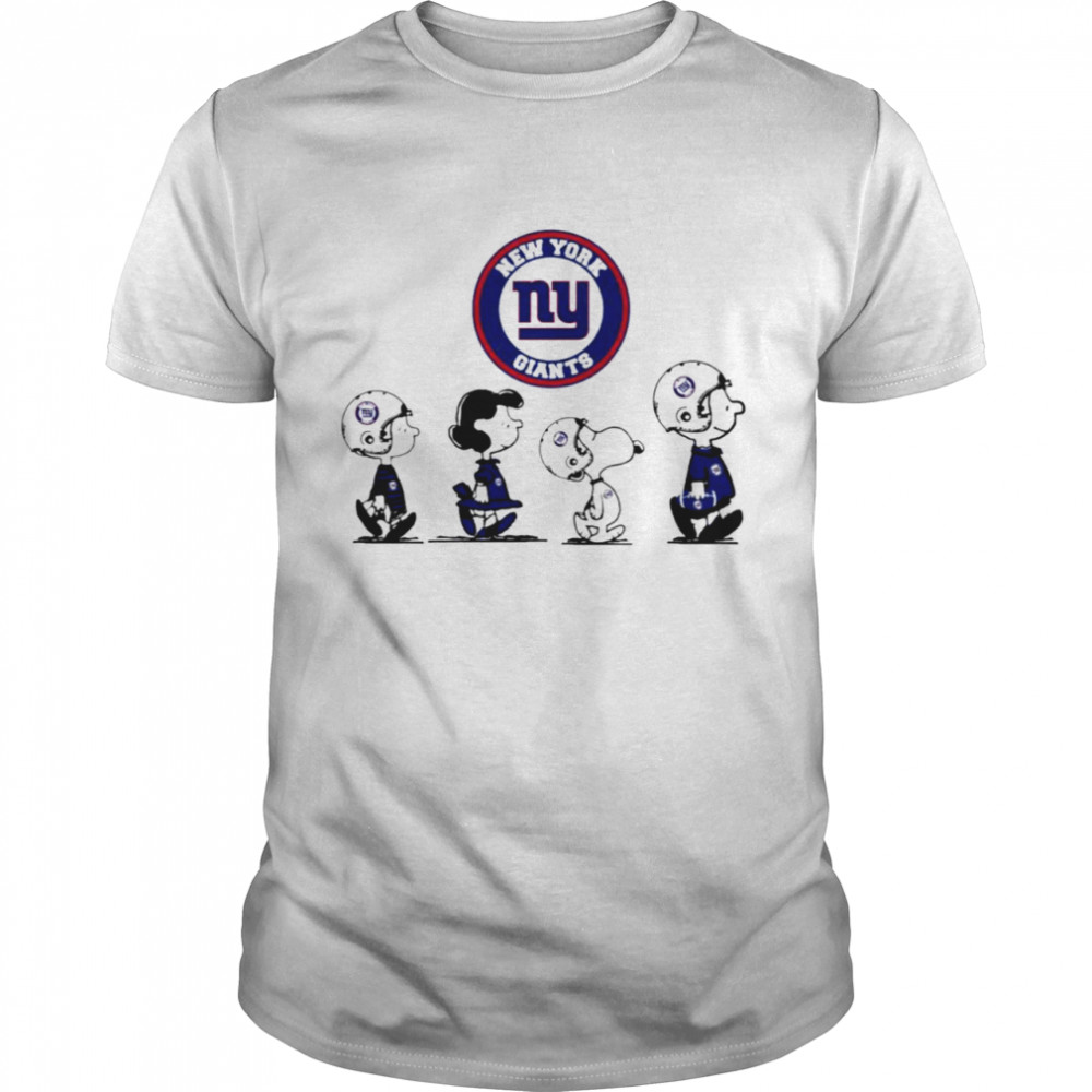 Peanuts Characters York Giants Football Team T-Shirt
