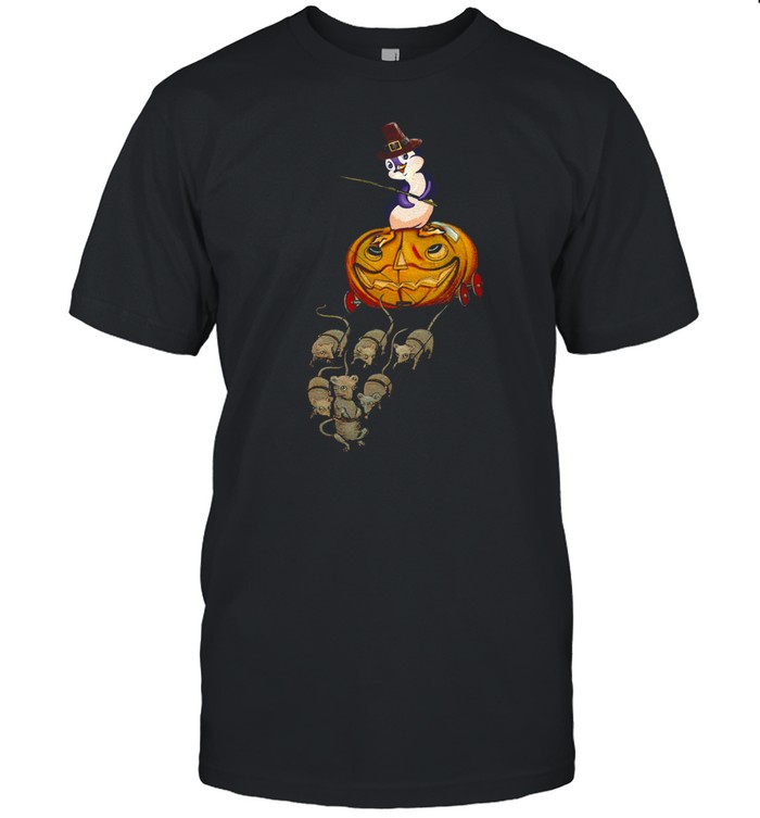 Penguin Funny Pumkin Cart Shirt