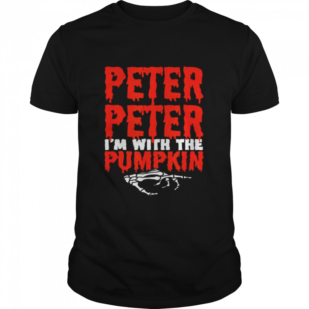 Peter I’M With The Pumpkin Bond Halloween Costume Couple T-Shirt