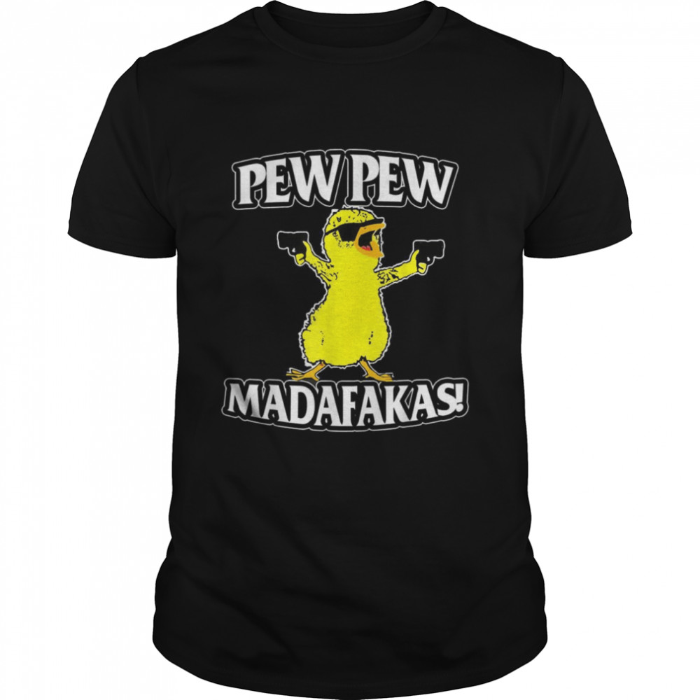 Pew Pew Pew Madafakas Cats Gun Lustiges Shirt