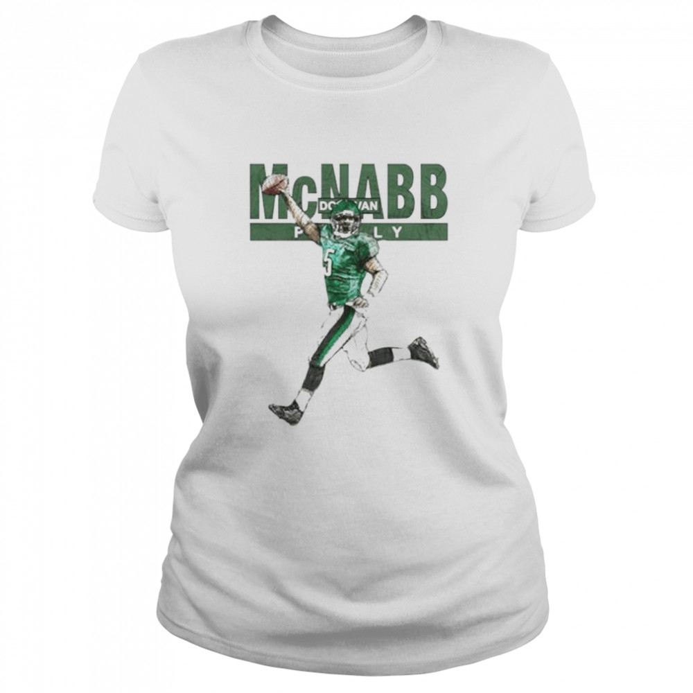 Philadelphia Donovan Mcnabb #5 Hold The Ball Shirt 1 » Cool Gifts for You - Mfamilygift Philadelphia Donovan Mcnabb #5 Hold The Ball Shirt 1