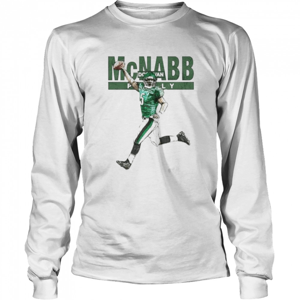 Philadelphia Donovan Mcnabb #5 Hold The Ball Shirt 2 » Cool Gifts for You - Mfamilygift Philadelphia Donovan Mcnabb #5 Hold The Ball Shirt 2