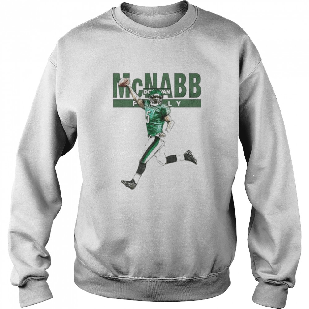Philadelphia Donovan Mcnabb #5 Hold The Ball Shirt 3 » Cool Gifts for You - Mfamilygift Philadelphia Donovan Mcnabb #5 Hold The Ball Shirt 3