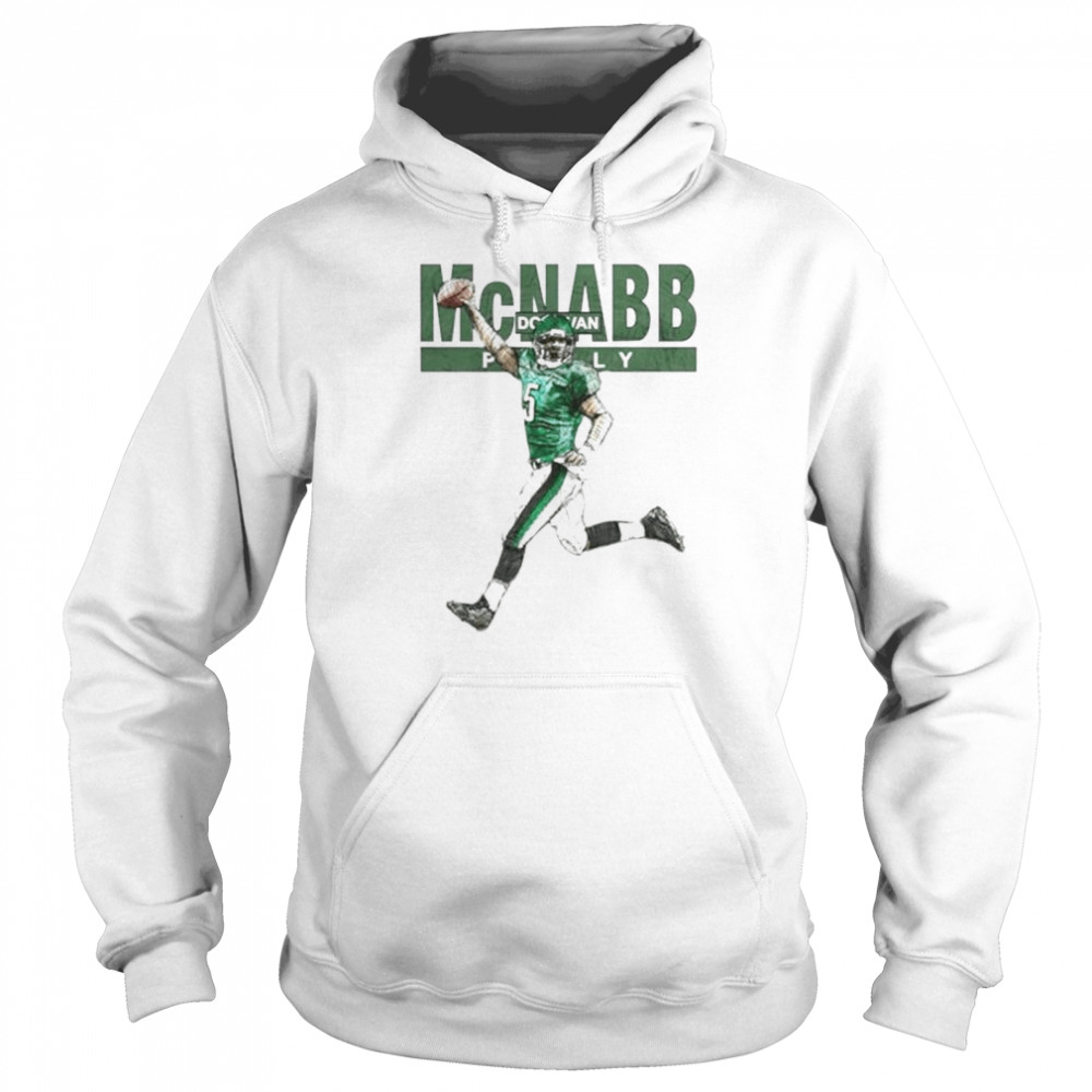 Philadelphia Donovan Mcnabb #5 Hold The Ball Shirt 4 » Cool Gifts for You - Mfamilygift Philadelphia Donovan Mcnabb #5 Hold The Ball Shirt 4