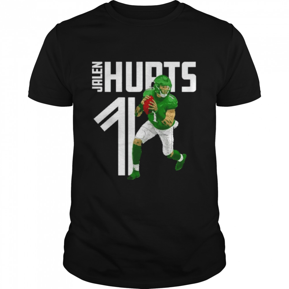 Philadelphia Eagles Jalen Hurts #1 Inline Shirt Philadelphia Eagles Jalen Hurts #1 Inline Shirt