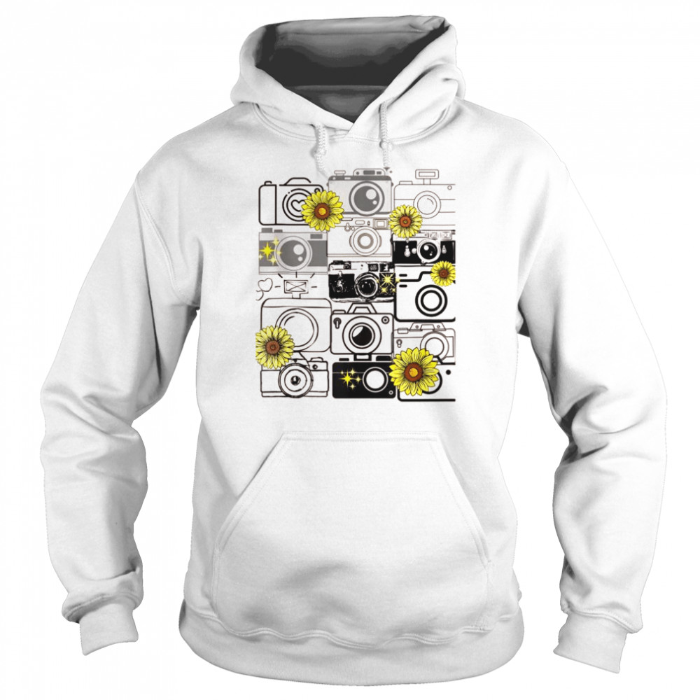 Photography Cameras Sunflower Shirt 4 » Cool Gifts for You - Mfamilygift Photography Cameras Sunflower Shirt 4