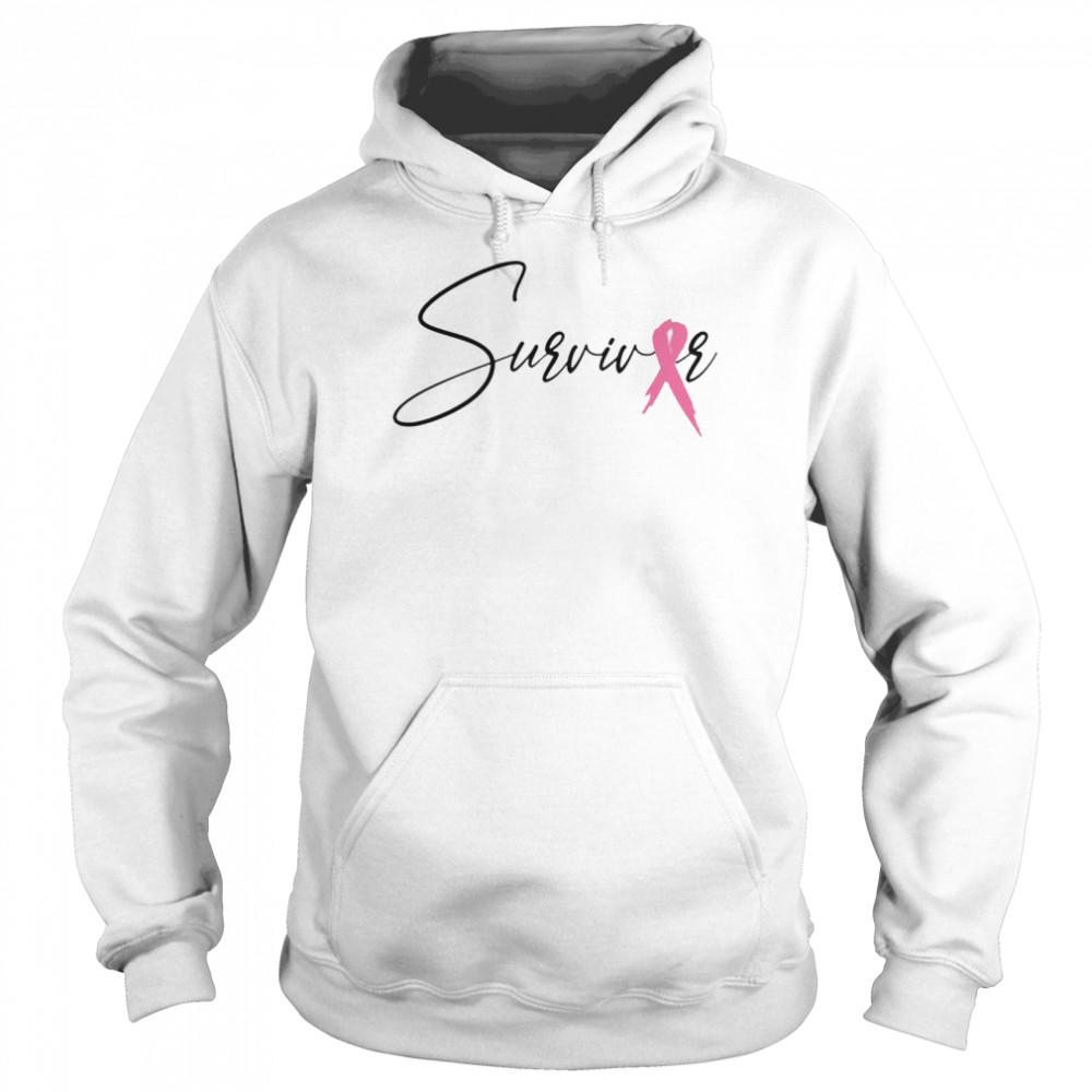 Pink Ribbon Survivor Breast Cancer Awareness Shirt 4 » Cool Gifts for You - Mfamilygift Pink Ribbon Survivor Breast Cancer Awareness Shirt 4