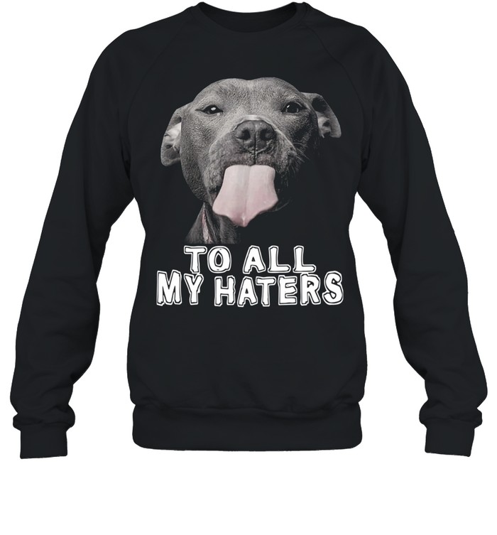 Pitbull To All My Haters Pitbull Dog Lover Shirt 3 » Cool Gifts for You - Mfamilygift Pitbull To All My Haters Pitbull Dog Lover Shirt 3