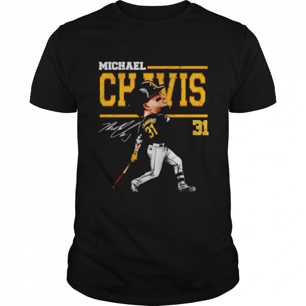 Pittsburgh Pirates Michael Chavis #31 Signature Shirt Pittsburgh Pirates Michael Chavis #31 Signature Shirt