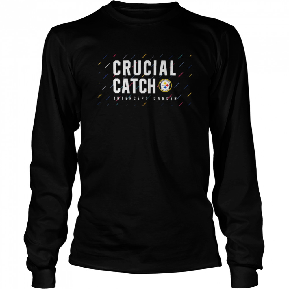 Pittsburgh Steelers 2021 Crucial Catch Intercept Cancer Shirt 2 » Cool Gifts for You - Mfamilygift Pittsburgh Steelers 2021 Crucial Catch Intercept Cancer Shirt 2