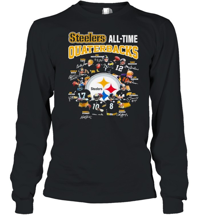 Pittsburgh Steelers All-Time Quarterbacks Signatures Shirt 2 » Cool Gifts for You - Mfamilygift Pittsburgh Steelers All-Time Quarterbacks Signatures Shirt 2