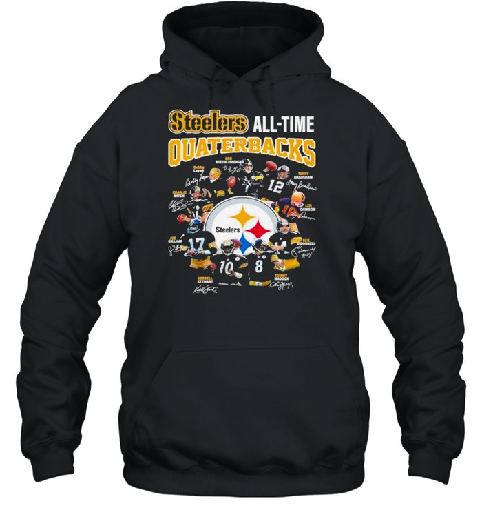 Pittsburgh Steelers All-Time Quarterbacks Signatures Shirt 4 » Cool Gifts for You - Mfamilygift Pittsburgh Steelers All-Time Quarterbacks Signatures Shirt 4