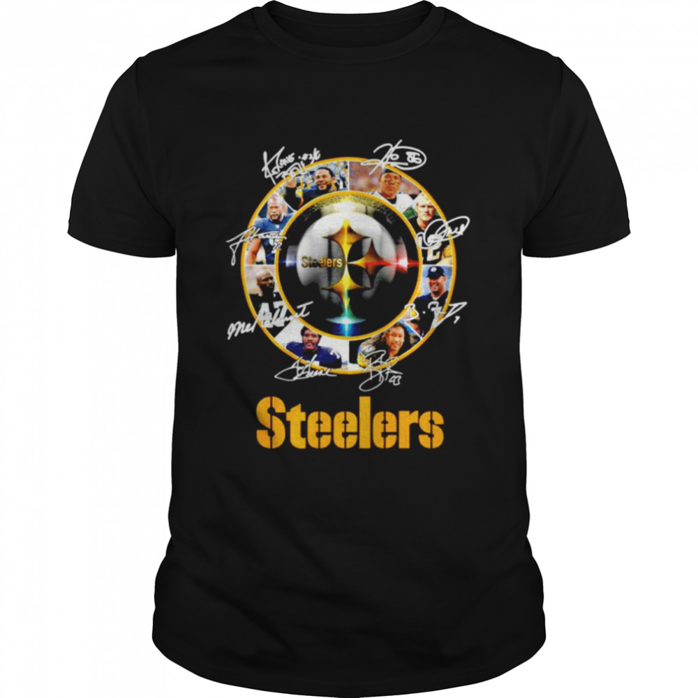 Pittsburgh Steelers Players Signatures Shirt