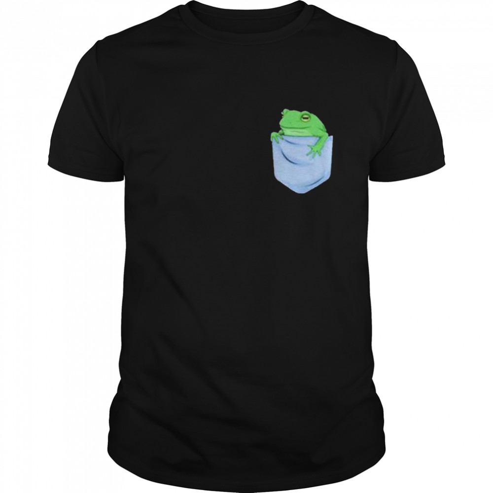 Pocket Frog In The Breast Shirt Pocket Frog In The Breast Shirt
