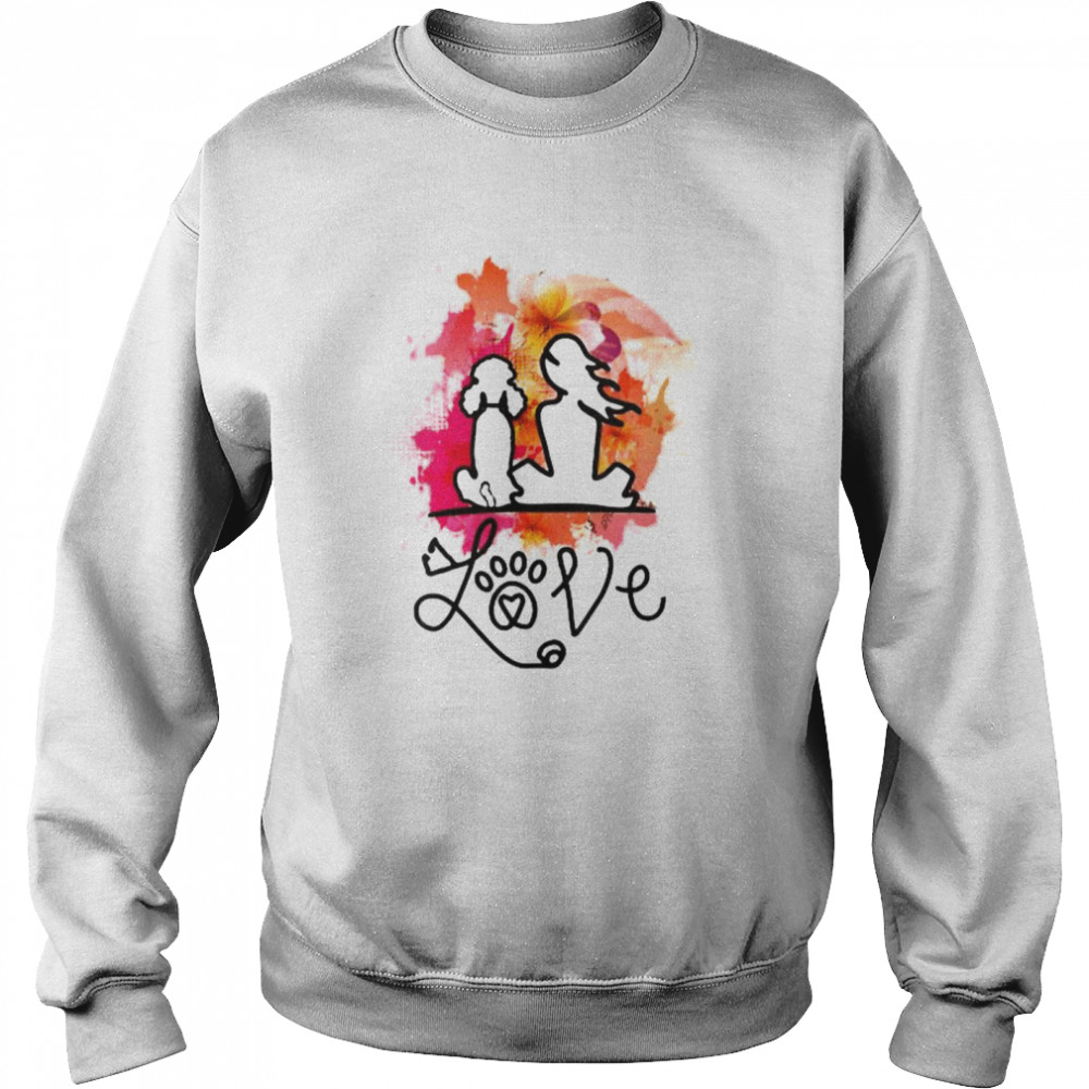 Poodle Mom And Poodle Lovers Colorful Art T-Shirt 3 » Cool Gifts for You - Mfamilygift Poodle Mom And Poodle Lovers Colorful Art T-Shirt 3