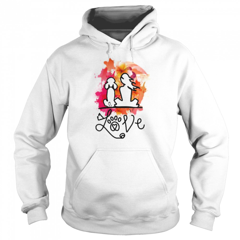 Poodle Mom And Poodle Lovers Colorful Art T-Shirt 4 » Cool Gifts for You - Mfamilygift Poodle Mom And Poodle Lovers Colorful Art T-Shirt 4