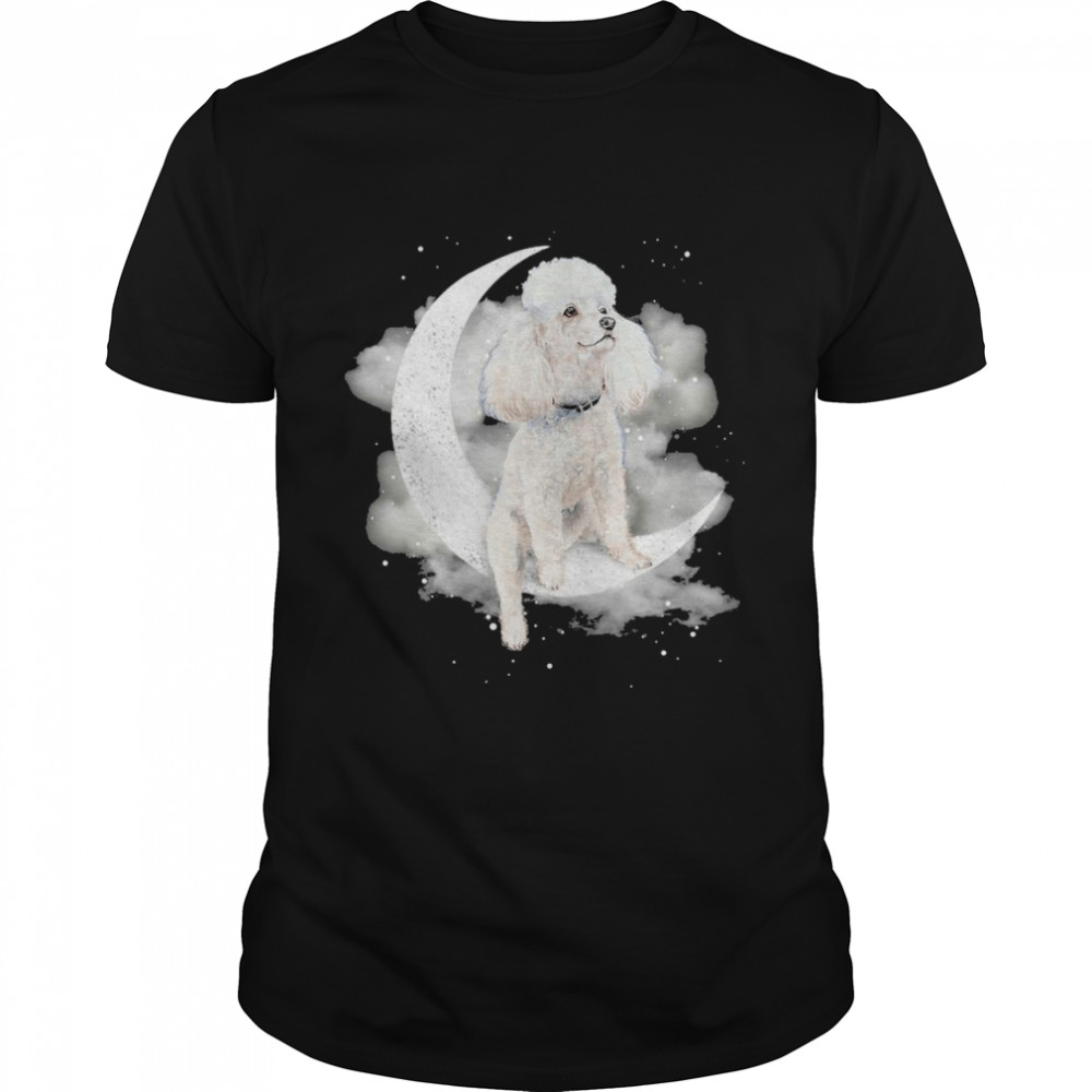 Poodle Sit On The Moon Halloween Shirt Poodle Sit On The Moon Halloween Shirt