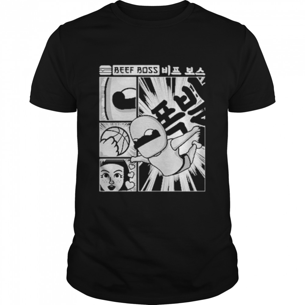 Poofesure Merch Beef Boss Manga Shirt