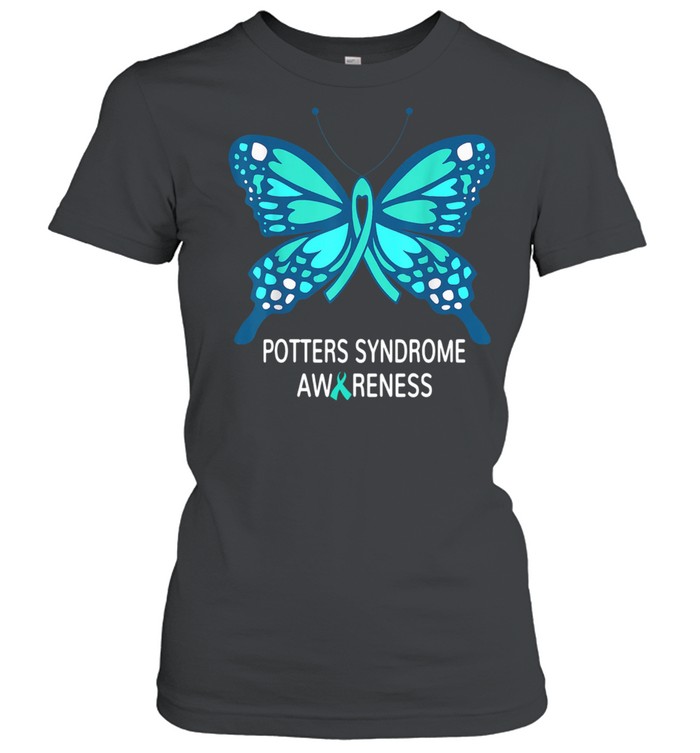 Potters Syndrome Awareness Butterfly Shirt 1 » Cool Gifts for You - Mfamilygift Potters Syndrome Awareness Butterfly Shirt 1