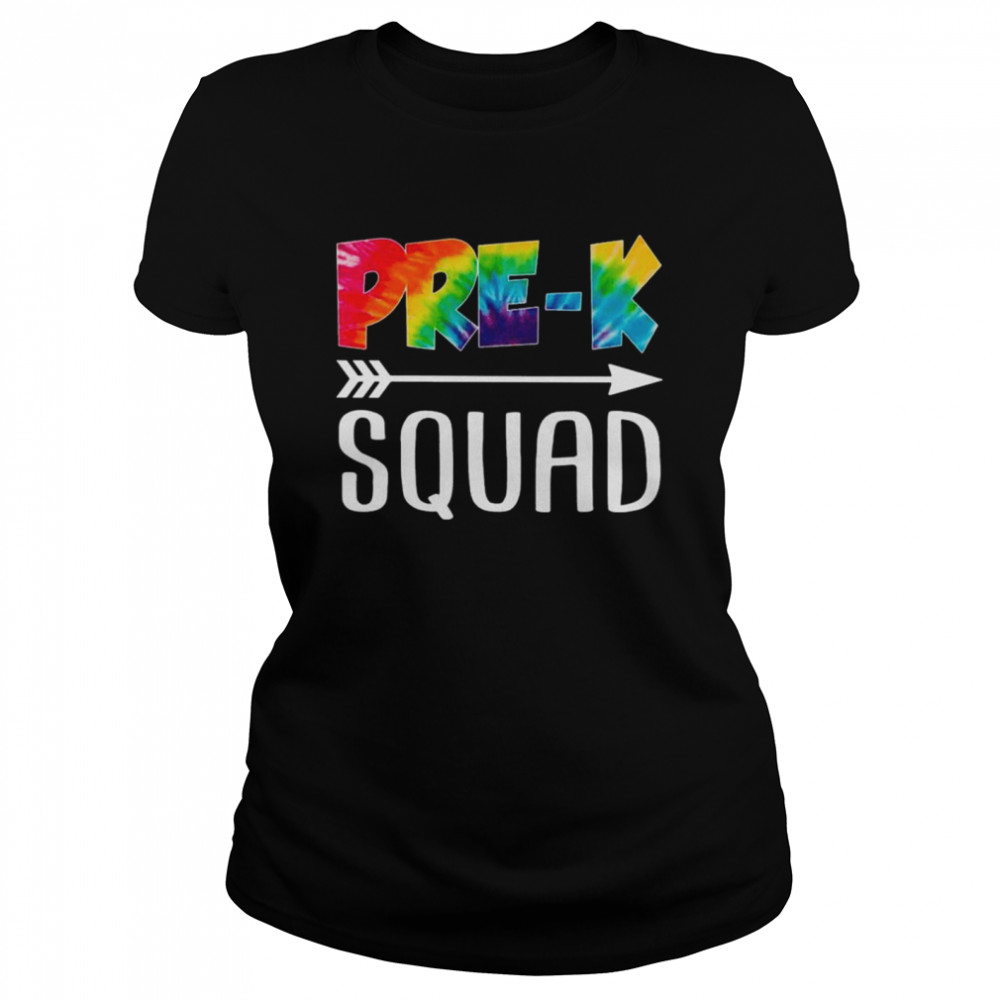 Pre K Squad Tie Dye Style Rainbow Shirt 1 » Cool Gifts for You - Mfamilygift Pre K Squad Tie Dye Style Rainbow Shirt 1