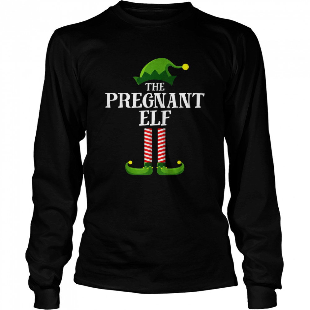 Pregnant Elf Matching Family Group Christmas Party Pajama Shirt 2 » Cool Gifts for You - Mfamilygift Pregnant Elf Matching Family Group Christmas Party Pajama Shirt 2