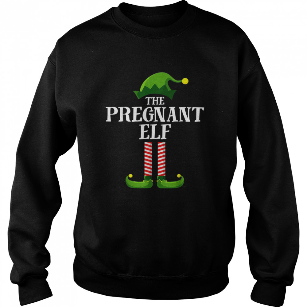 Pregnant Elf Matching Family Group Christmas Party Pajama Shirt 3 » Cool Gifts for You - Mfamilygift Pregnant Elf Matching Family Group Christmas Party Pajama Shirt 3