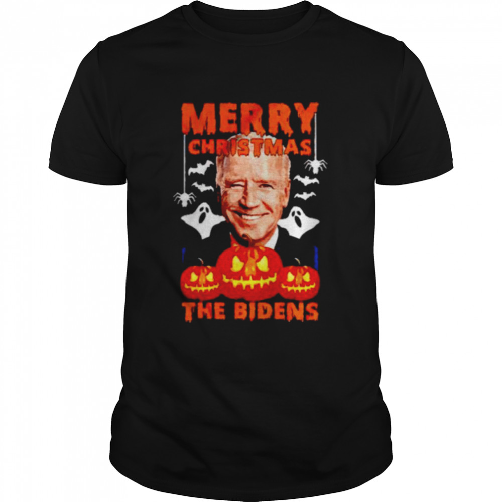 Premium Halloween Merry Christmas The Bidens Shirt