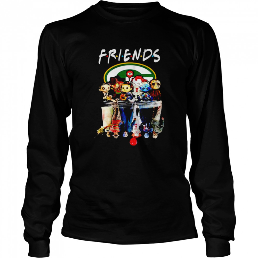 Premium Horror Halloween Chibi Packers Friends Water Mirror Shirt 2 » Cool Gifts for You - Mfamilygift Premium Horror Halloween Chibi Packers Friends Water Mirror Shirt 2