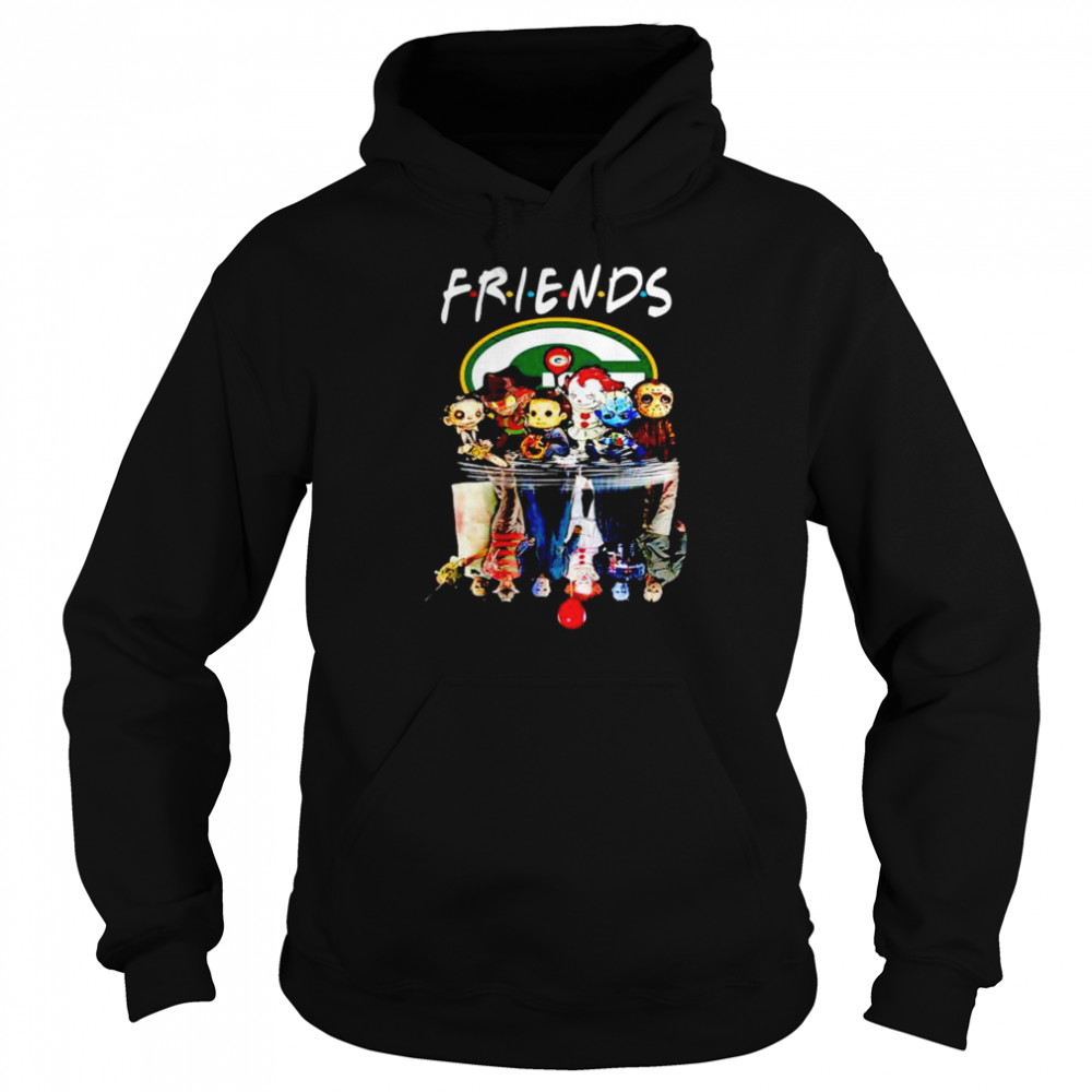 Premium Horror Halloween Chibi Packers Friends Water Mirror Shirt 4 » Cool Gifts for You - Mfamilygift Premium Horror Halloween Chibi Packers Friends Water Mirror Shirt 4