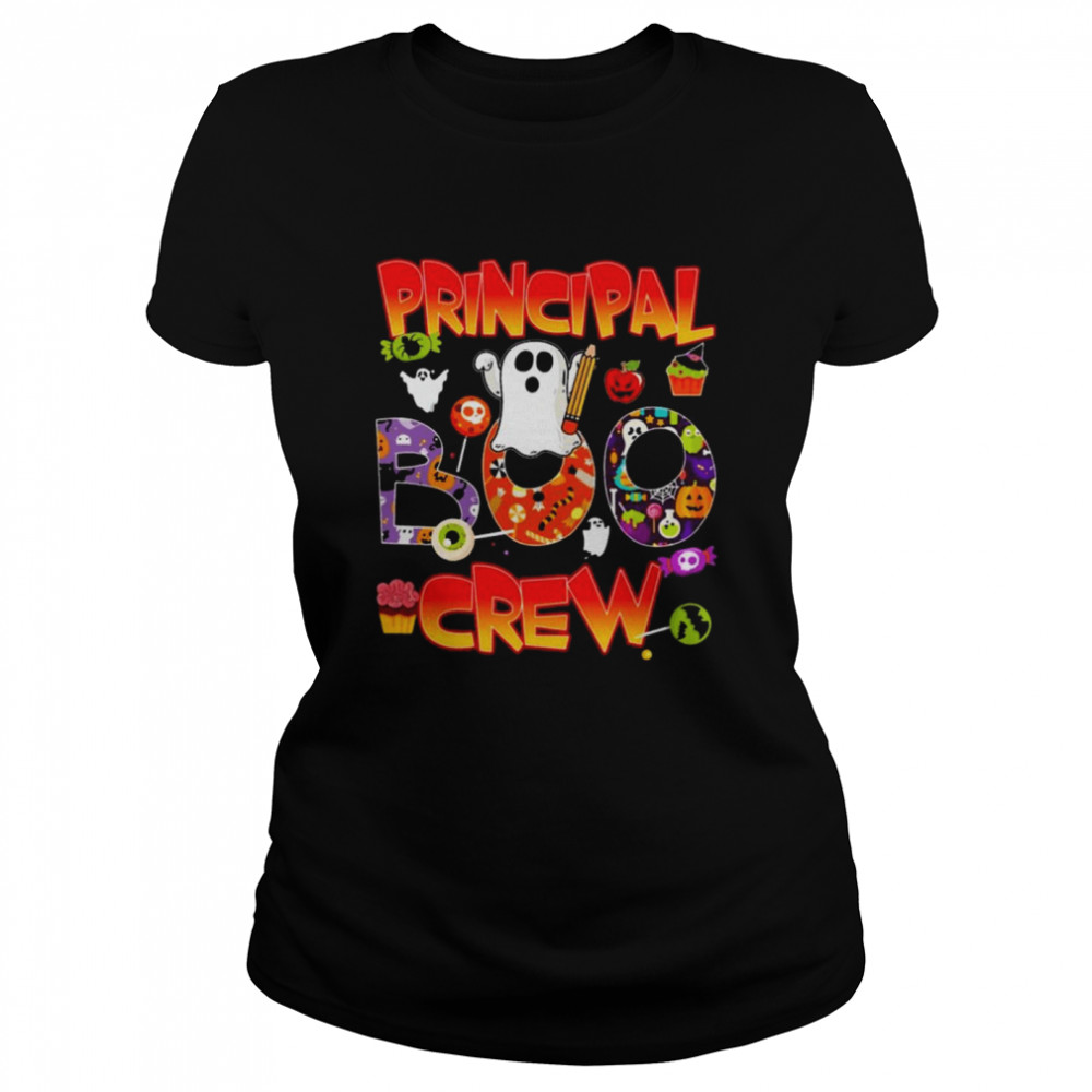 Principal Teacher Boo Crew Happy Halloween Shirt 1 » Cool Gifts for You - Mfamilygift Principal Teacher Boo Crew Happy Halloween Shirt 1