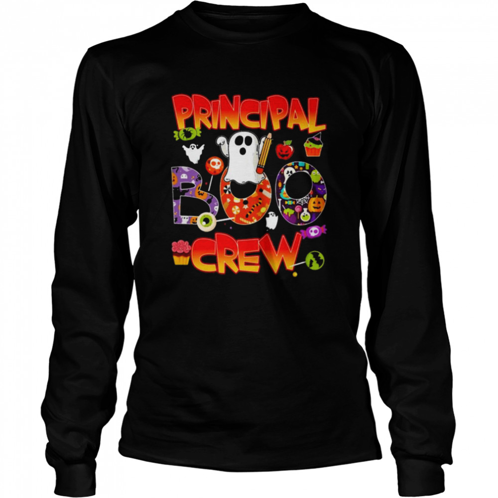 Principal Teacher Boo Crew Happy Halloween Shirt 2 » Cool Gifts for You - Mfamilygift Principal Teacher Boo Crew Happy Halloween Shirt 2
