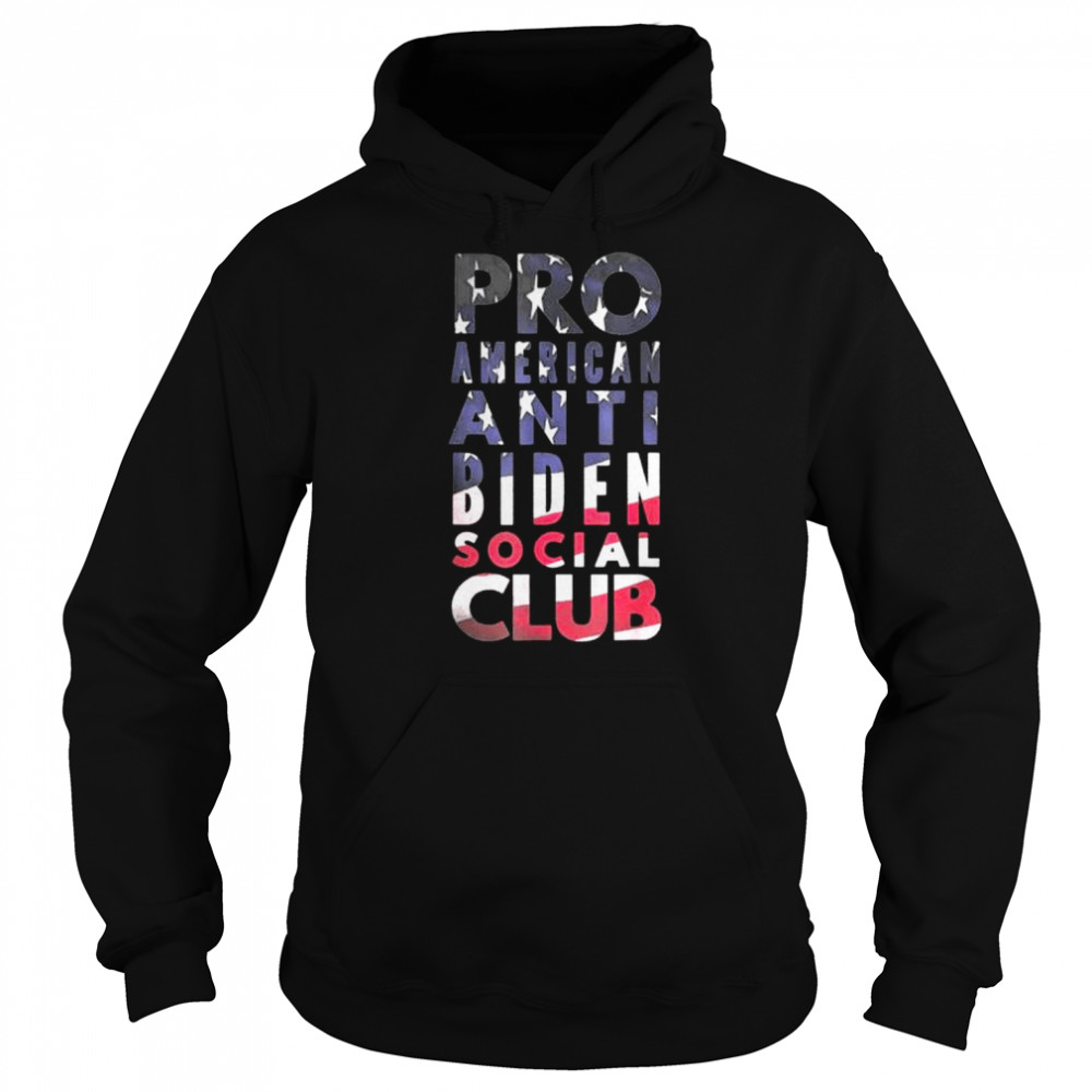 Pro America Anti Biden Social Club American Flag Shirt 4 » Cool Gifts for You - Mfamilygift Pro America Anti Biden Social Club American Flag Shirt 4