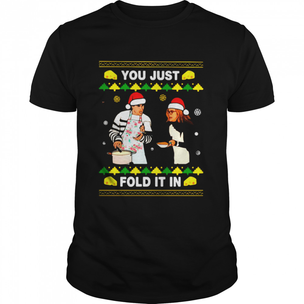 Schitt’S Creek You Just Fold It In Christmas Sweater Crewneck Shirt