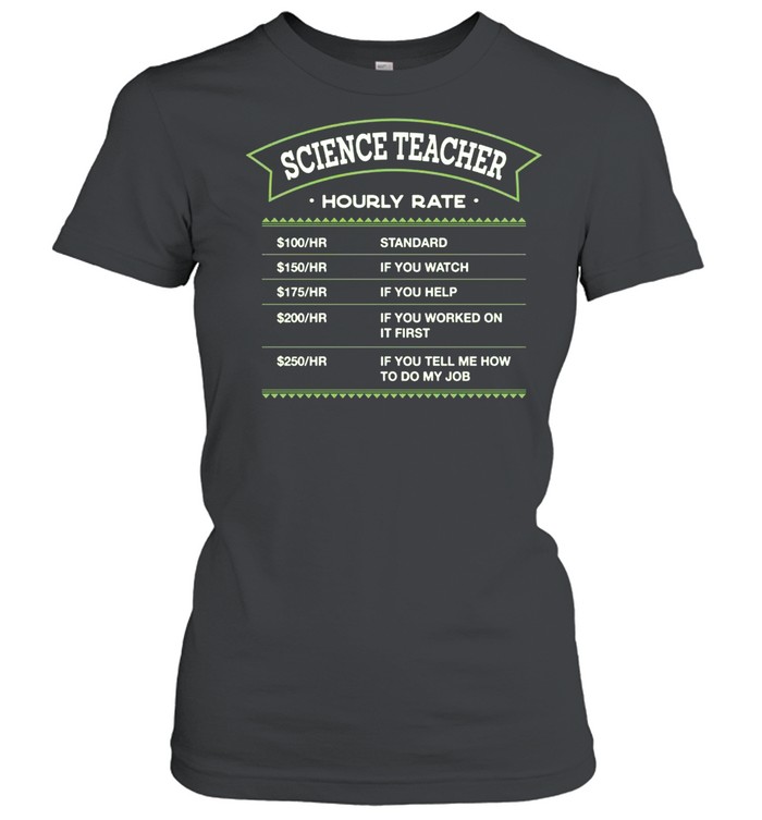 Science Teacher Hourly Rate Chemistry Teacher Labour Day Shirt 1 » Cool Gifts for You - Mfamilygift Science Teacher Hourly Rate Chemistry Teacher Labour Day Shirt 1